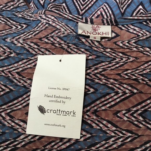 NWT Anokhi cotton coverup. - Picture 7 of 10